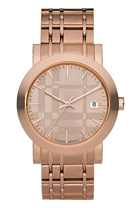 burberry rose gold watch amazon|burberry gold watch nordstrom.